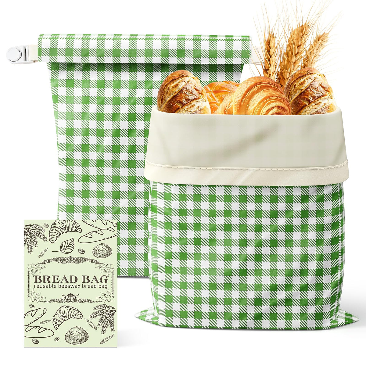 Bolsas GCTGCT para pan masa madre 13x17 conservan aroma