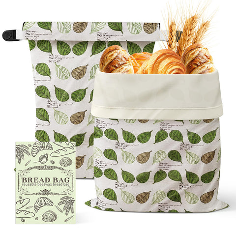 Bolsas GCTGCT para pan de masa madre, tamaño 17x13, conserva frescura.
