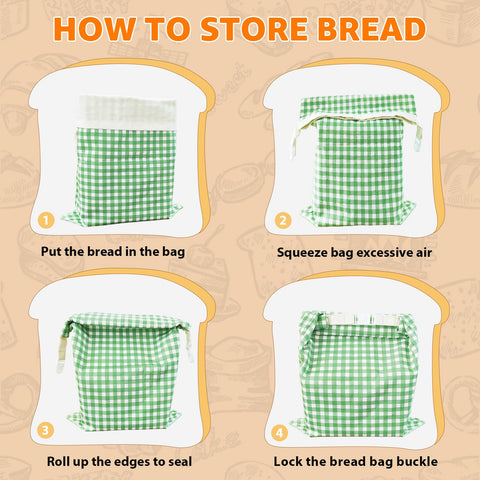 Bolsas GCTGCT para picnic y almuerzo con pan fresco