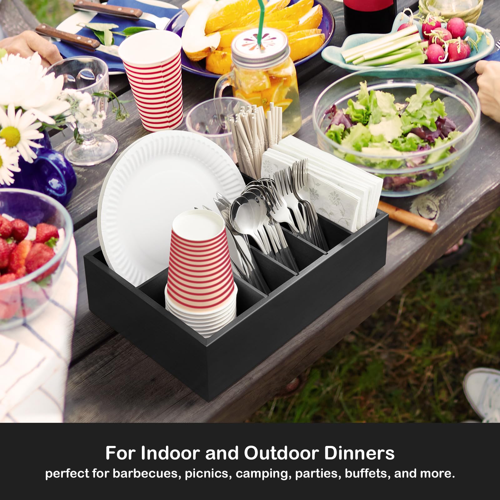 GCWSTJK organizador-mesa-camping: ideal para casa, camping y picnic.