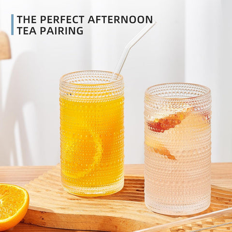 Vaso alto GDCCI de 16 oz, ideal para agua y cócteles.