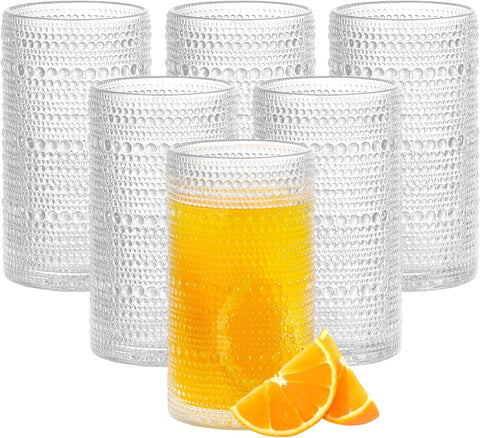 Vasos GDCCI 16oz con textura hobnail para beber con estilo.