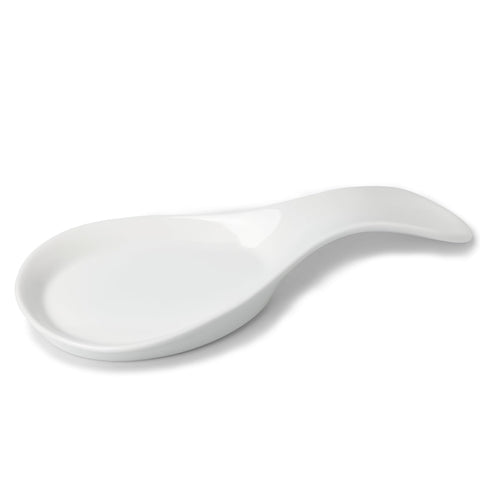 Reposacucharas GDCZ de porcelana blanca, duradero para uso diario.
