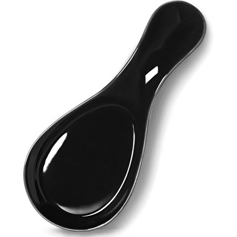 GDCZ reposapalos cerámica grande negro, mantiene utensilios secos y a mano