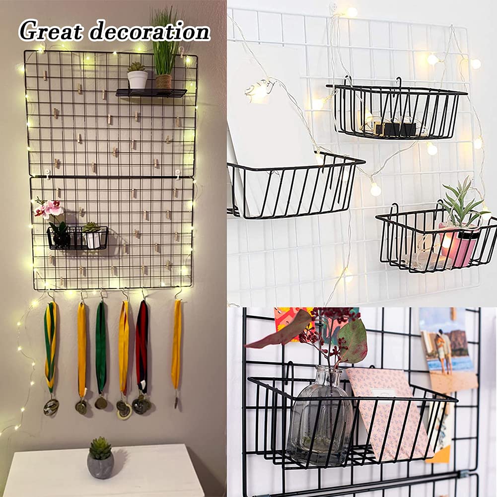 Canastas colgantes para plantas instaladas en la pared con estilo.