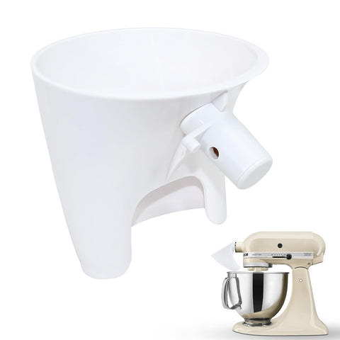 GDGJWL embudo-harina para Kitchenaid KSM150 facilita verter sin derrames.