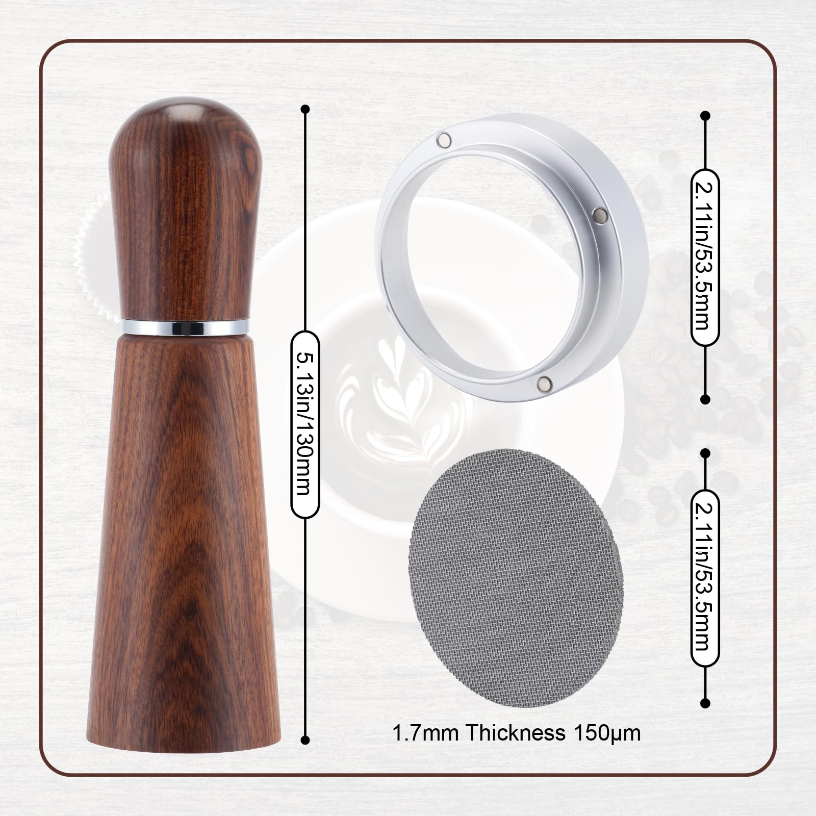 GdHaHSP kit 3 en 1 para baristas práctico y compacto