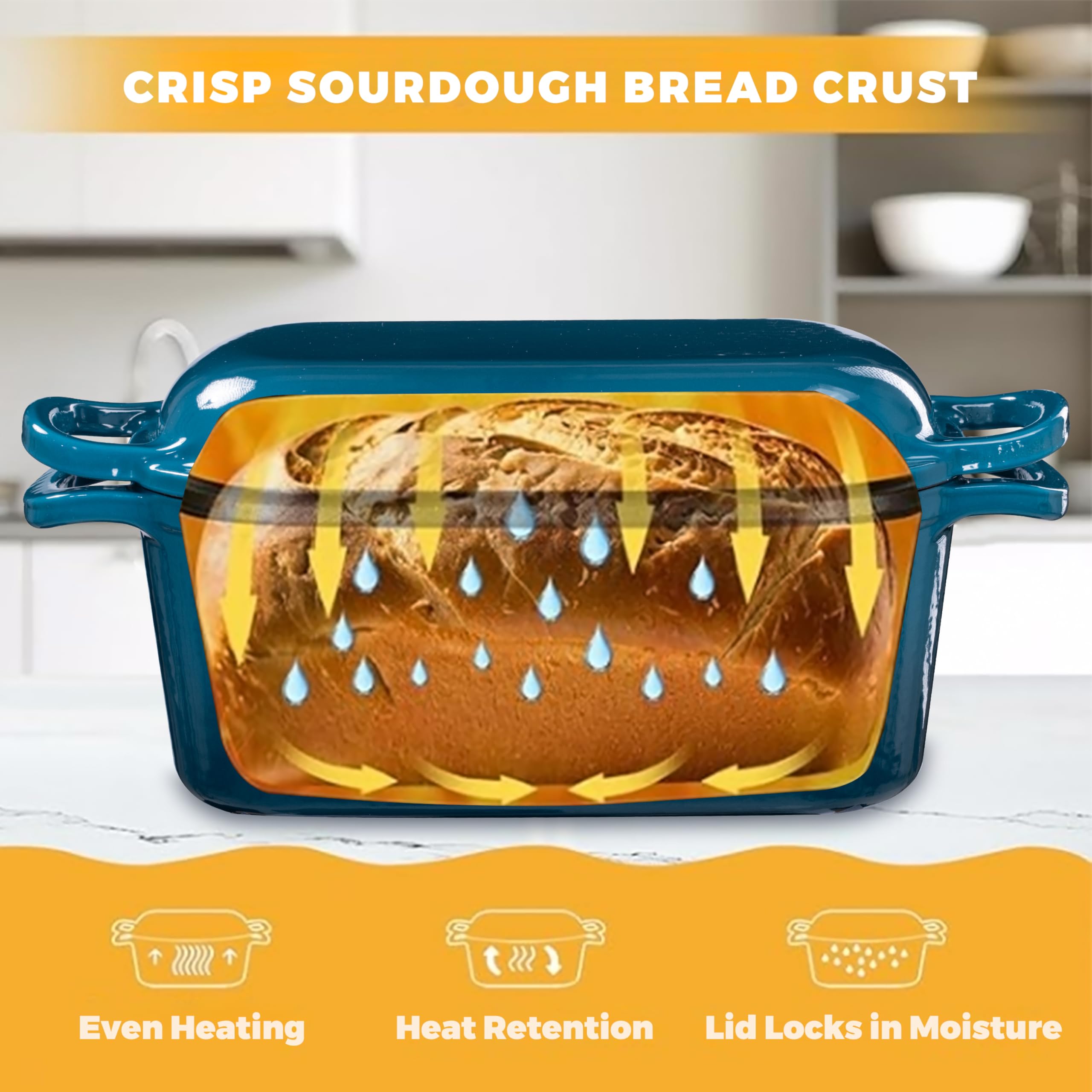 GdnWings tapa abovedada retiene vapor para corteza más crujiente