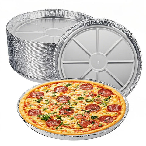 Bandejas GDOODM para pizza de 12 pulgadas con borde rizado y calentamiento uniforme