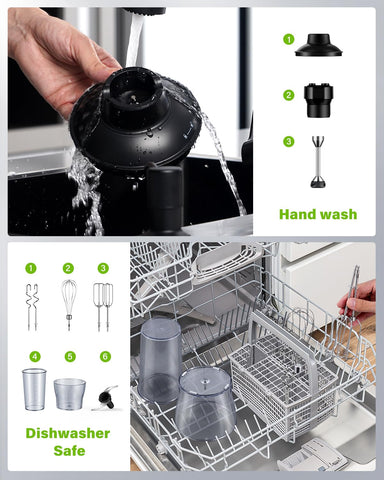  GDOR accesorios para amasar y batir, mayor versatilidad en la cocina.
