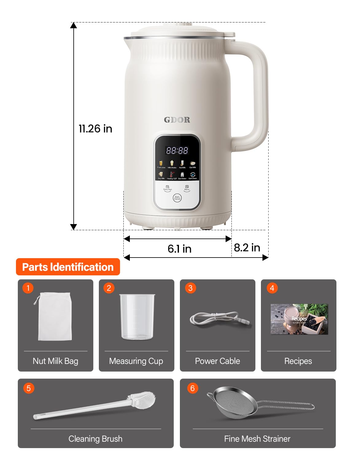 GDOR mantener caliente 2h, bebidas listas cuando las necesites.