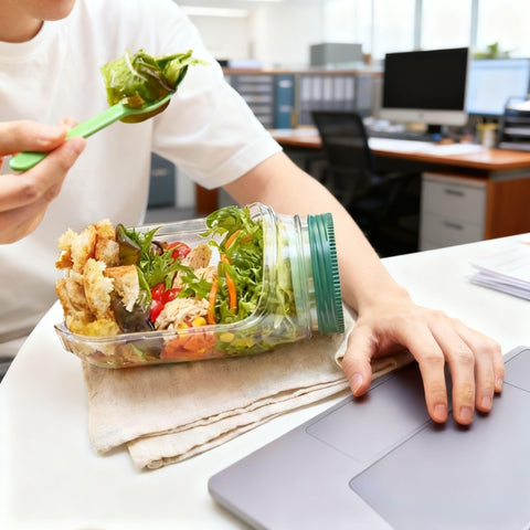 GDrystal material plástico sin BPA, opción sostenible para comidas.