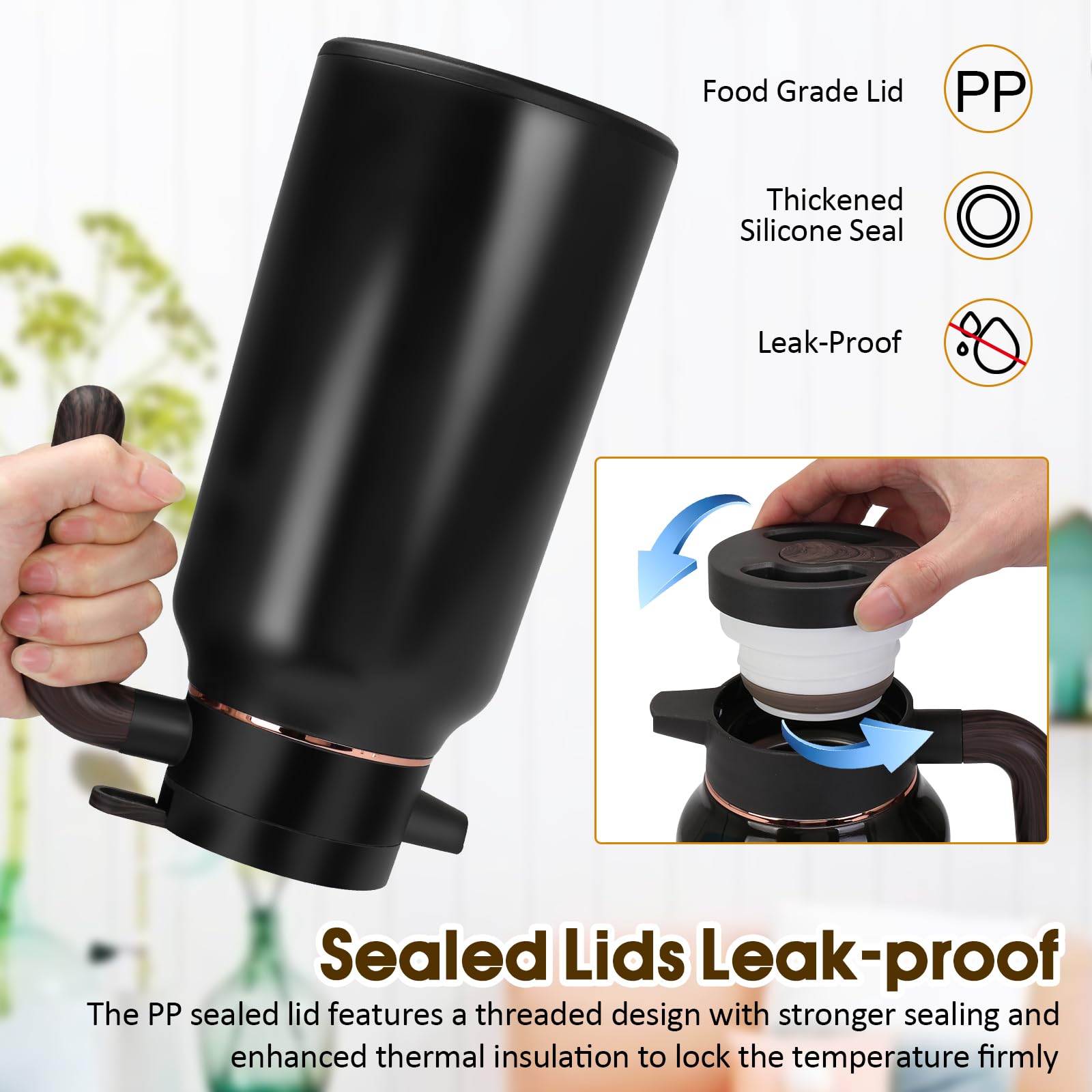 GearRoot capacidad de 68oz para 12 tazas.