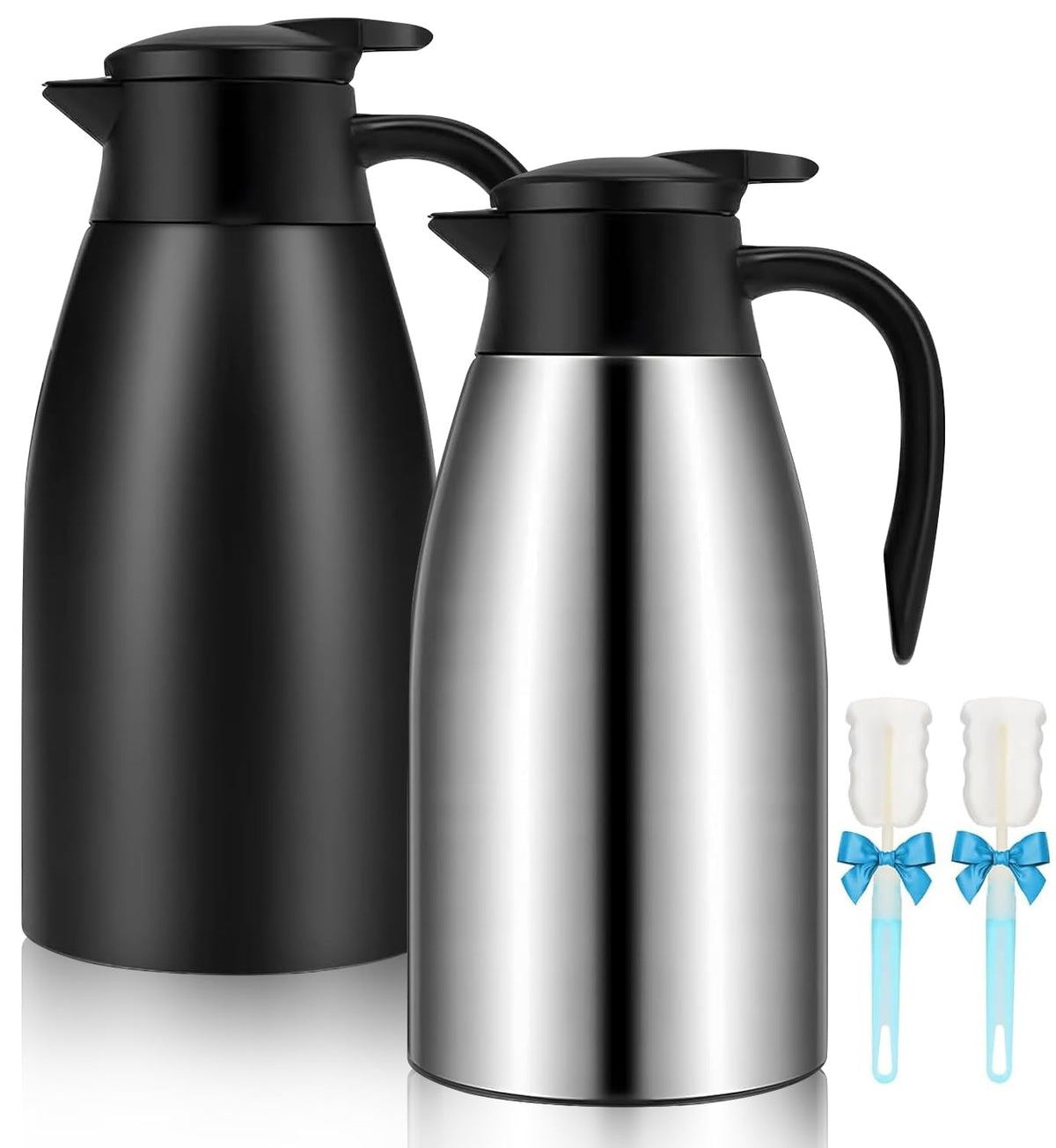 GearRoot jarro térmico para café, vista frontal, mantiene caliente por horas