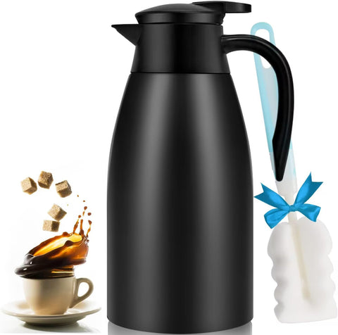 GearRoot carafa térmica 68oz con apertura de una mano para verter fácilmente.