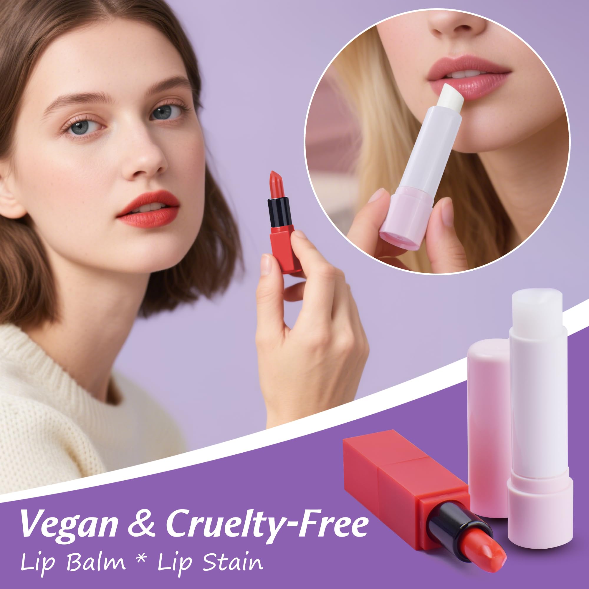GEBEATY balsamo labial tinte pastel, experiencia sensorial suave
