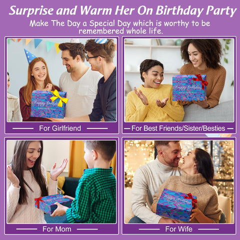 GEBEATY caja regalo para mujer, conjunto inspirador para amigas y familiares