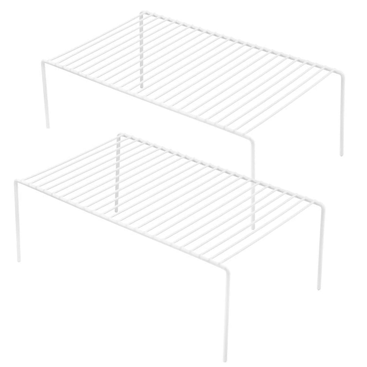 GEDLIRE estante de gabinete doble 13x9 para ordenar platos y tazas.