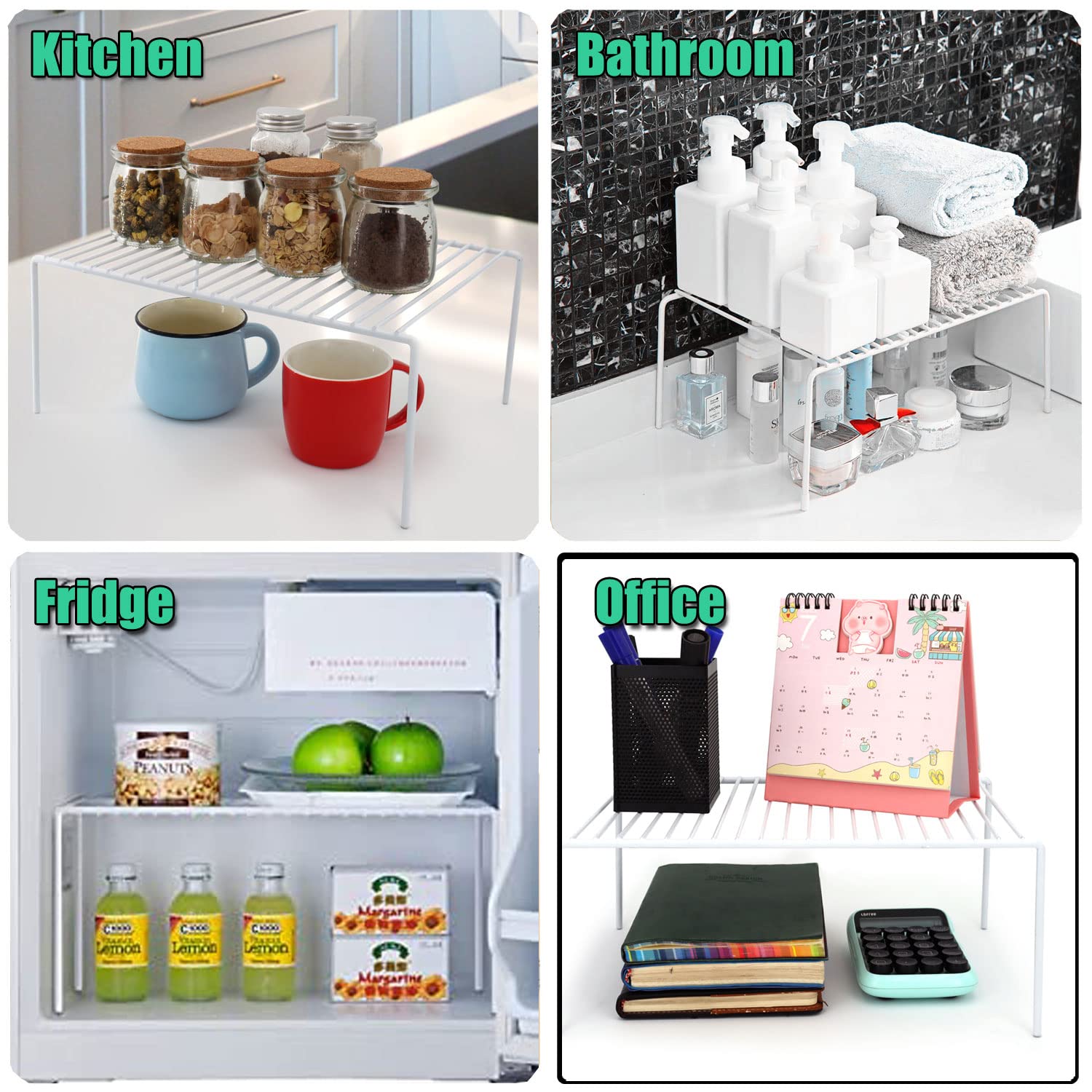 GEDLIRE estante de cocina compacto para encimera, mejora la organización diaria.