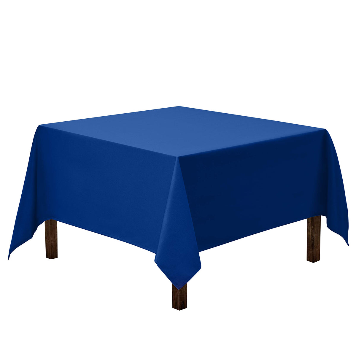 Gee Di Moda mantel cuadrado 70x70 azul real para mesas elegantes