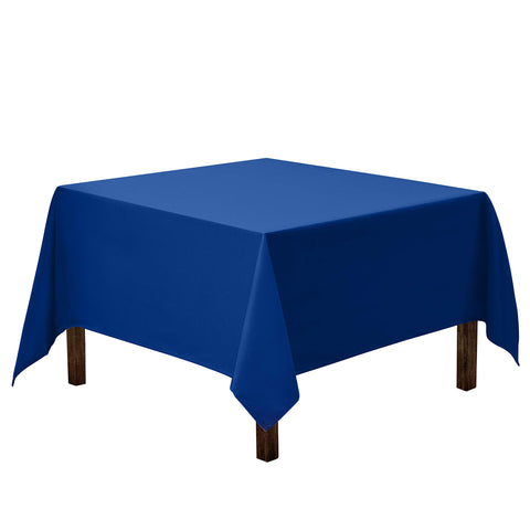 Gee Di Moda mantel cuadrado 70x70 azul real para mesas elegantes