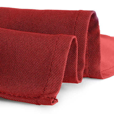 Gee Di Moda mantel rectangular 60x126 rojo tejido de poliéster duradero para uso repetido