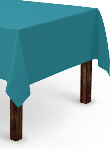Gee Di Moda mantel rectangular 60x84 con caída de 12 pulgadas para mesa de 5 pies.