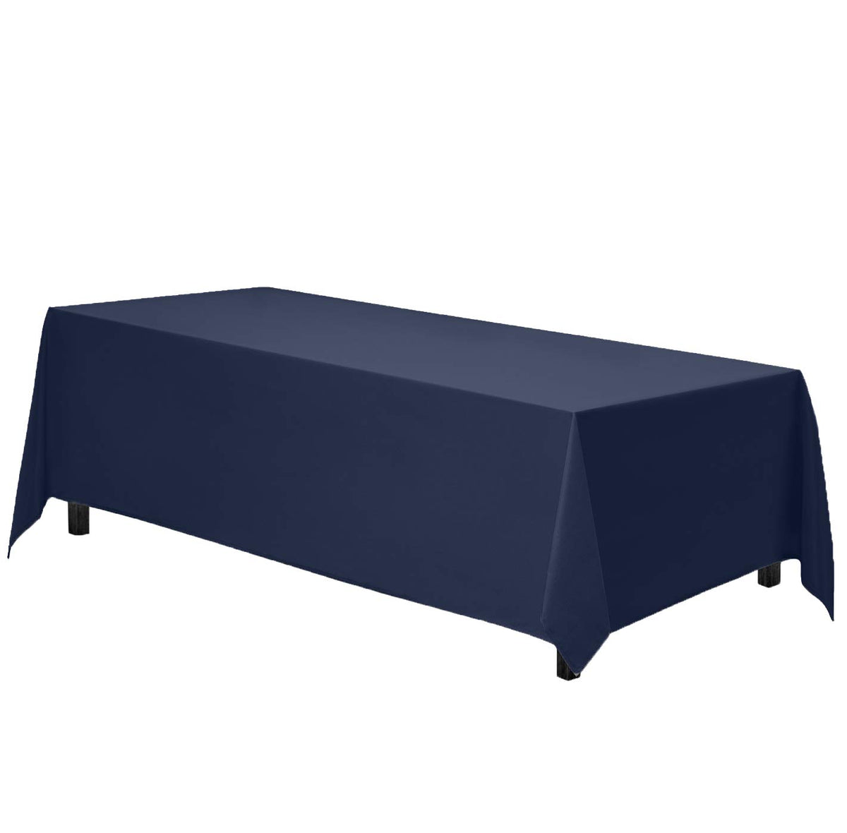 Gee Di Moda mantel rectangular azul marino, ideal para cenas elegantes y montaje impecable.