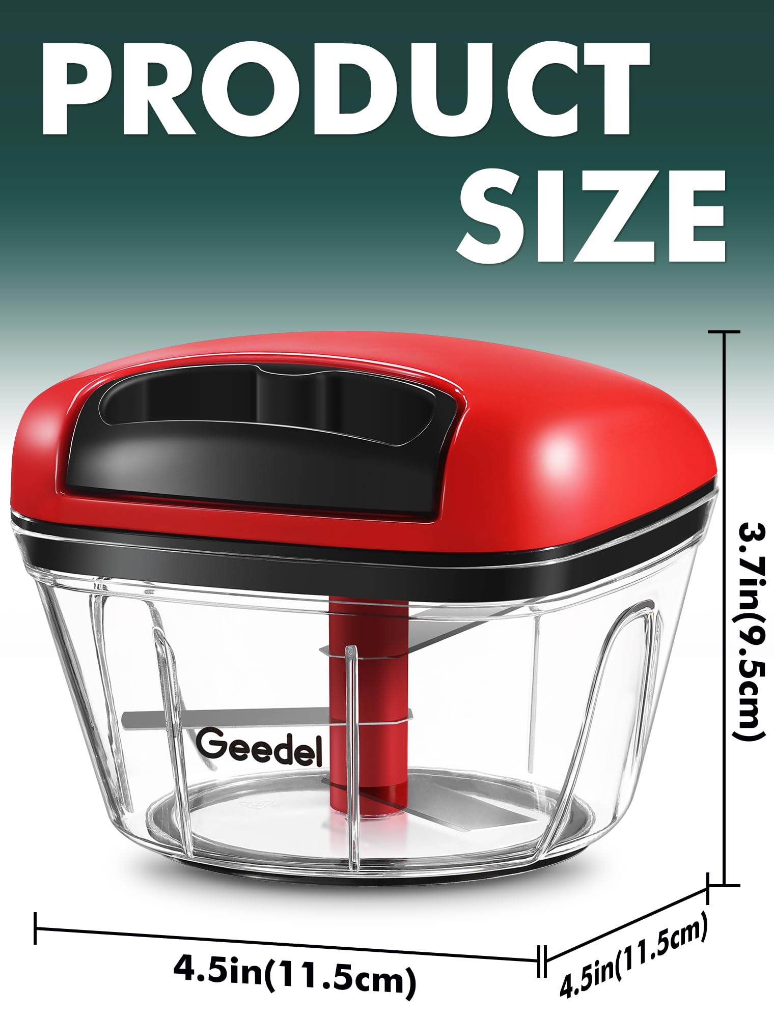 Geedel guardado en nevera porciones de 2 tazas.