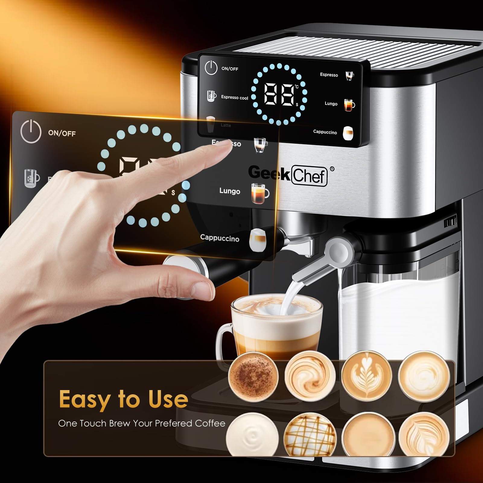 Geek Chef: limpieza rápida con depósito de agua extraíble