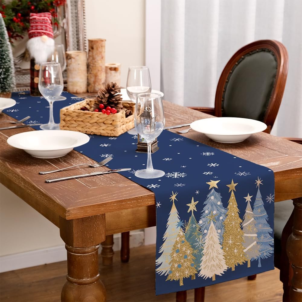 GEEORY GT151-72 camino de mesa azul regalo decorativo