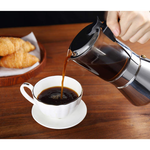 Geesta cafetera moka espresso rápido para un café intenso