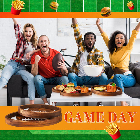 Geetery bandeja de fútbol para celebraciones, perfecta para compartir aperitivos