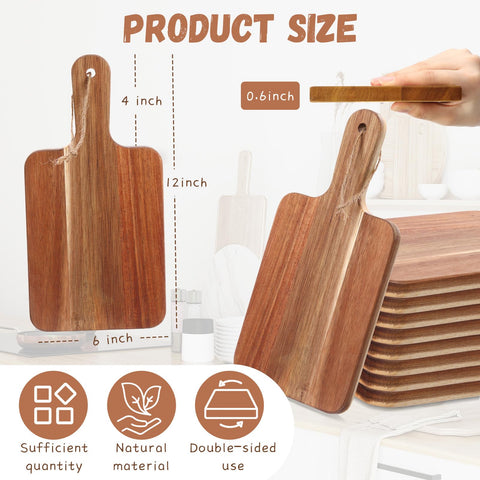 Geetery tabla de corte acacia con superficie reversible para cortar y servir.