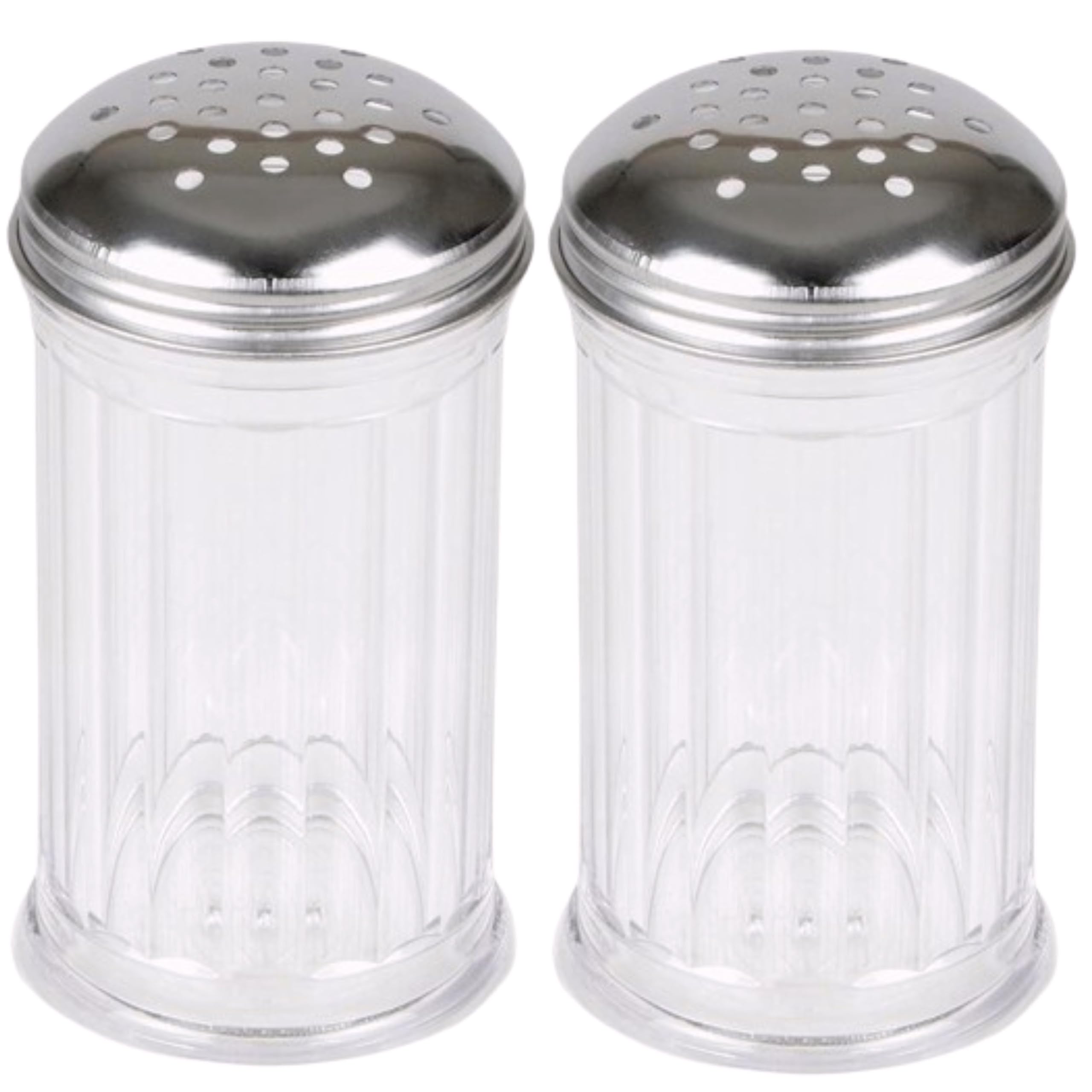 GEEX DEPOT dispensadores 2 unidades 12oz, listos para servir parmesano, sal y pimienta.