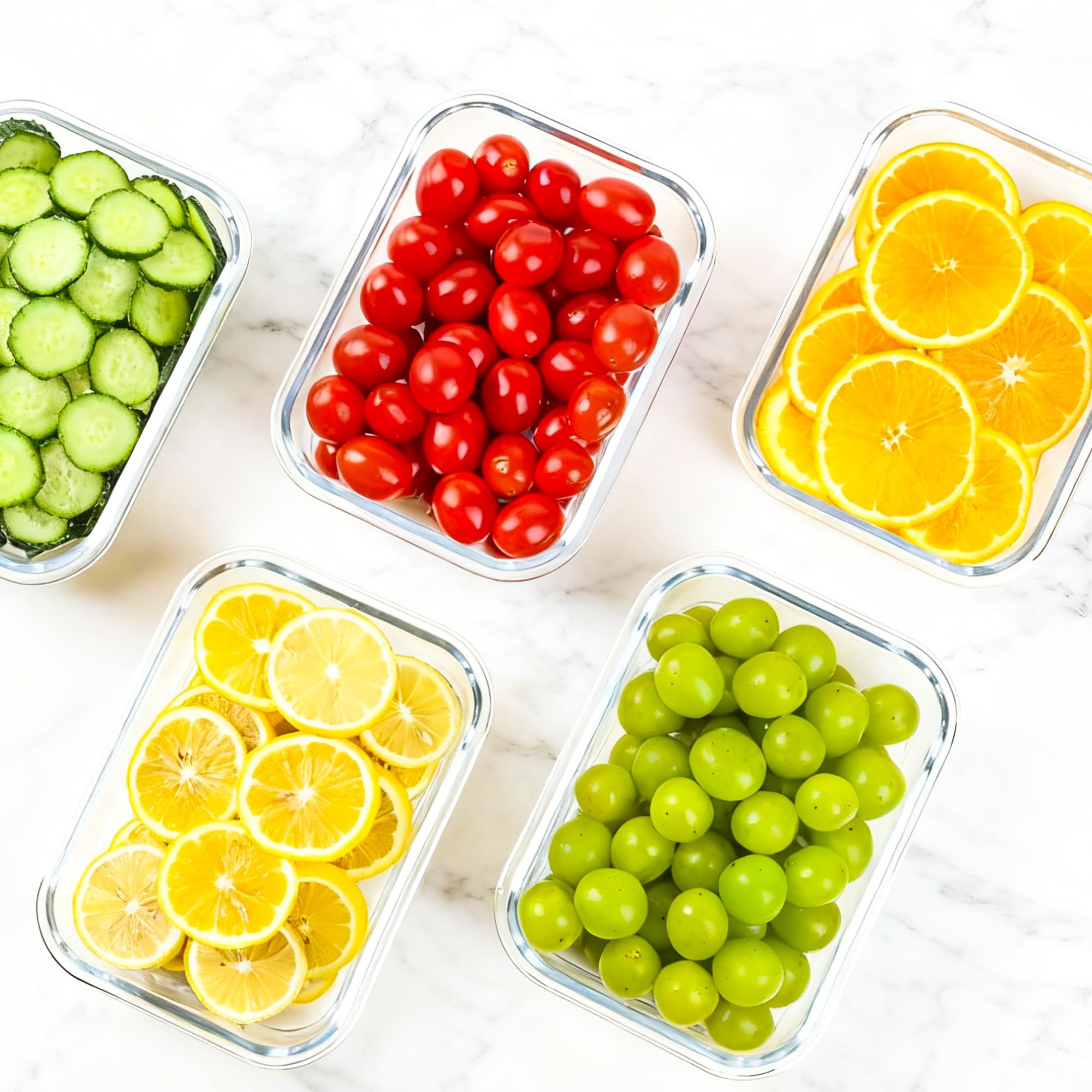 GEHE juego de contenedores para comidas diversas, con cierre hermético.
