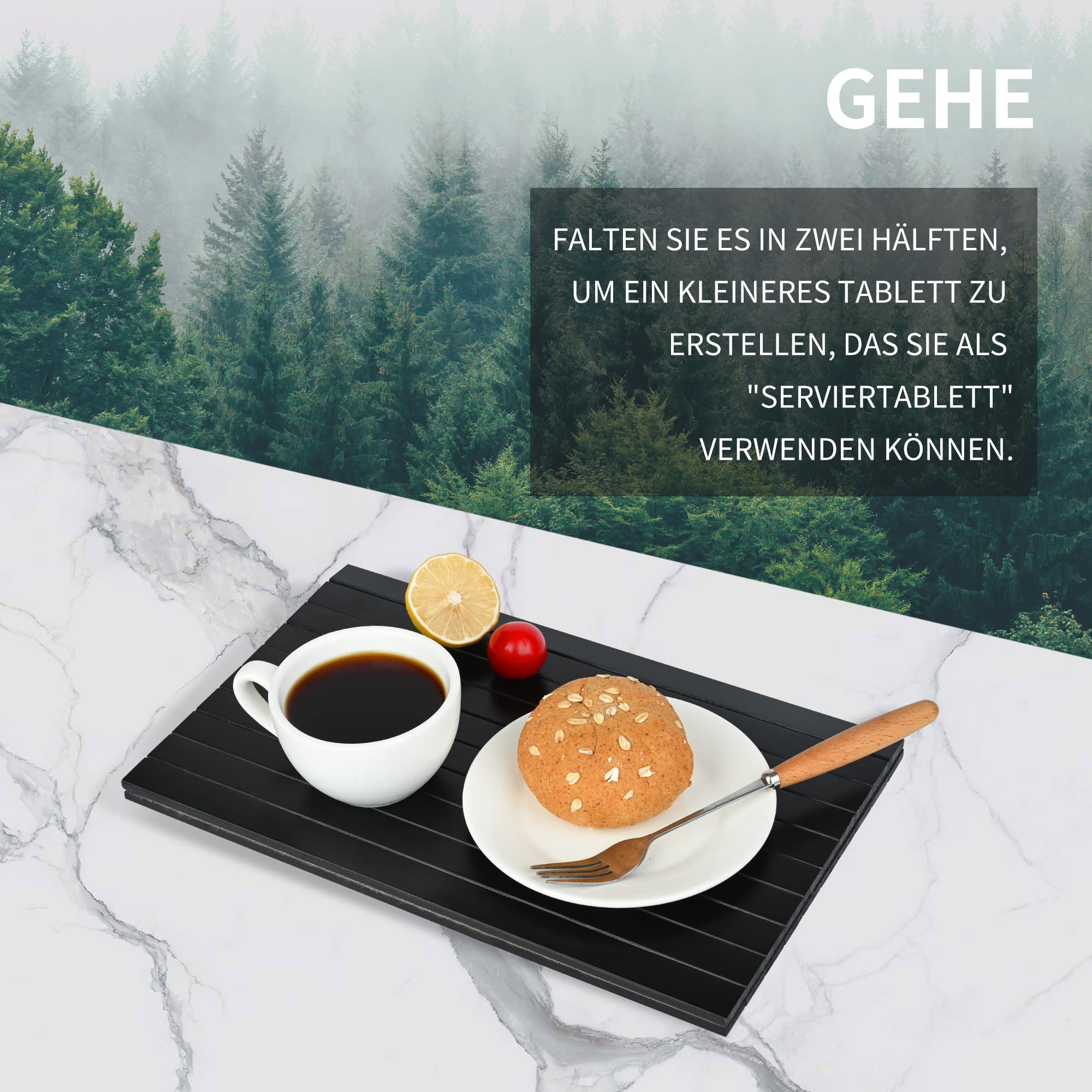 GEHE mesa reposabrazos, enfoque estable, superficie amplia para bebidas y mando.