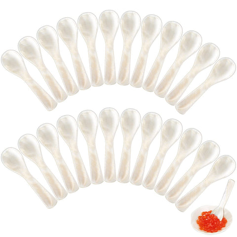 Geiserailie cucharas de madreperla para caviar, realzan el sabor sin alterar la textura.
