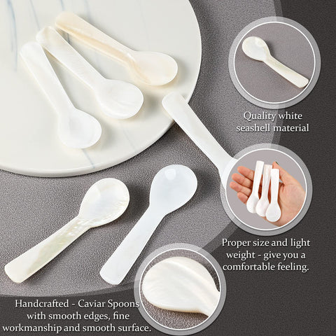 Geiserailie cucharas nácar para regalo, opción elegante para amantes de la gastronomía.
