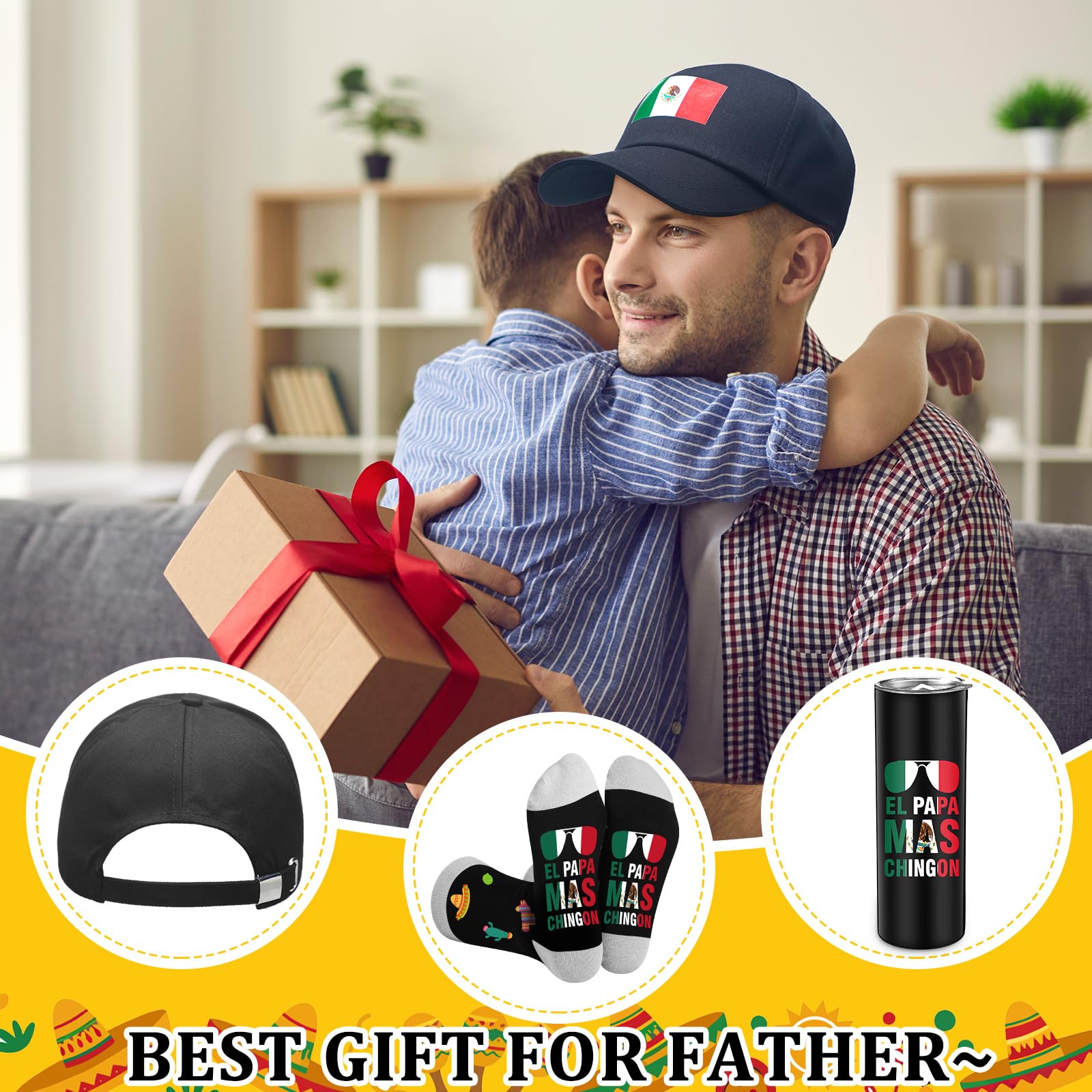 Geiserailie diseño español en el conjunto regalo para papá