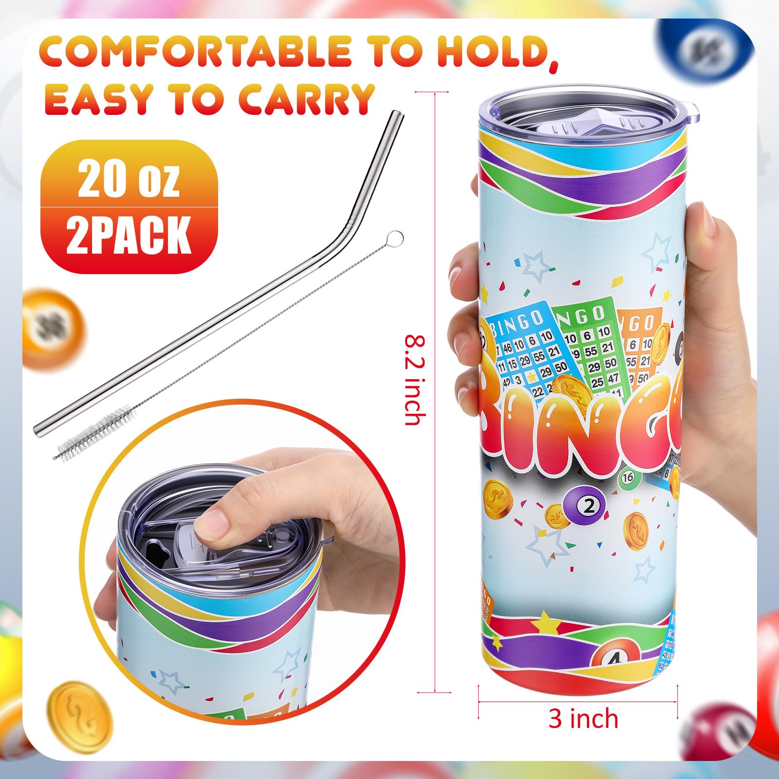 Geiserailie vaso térmico con diseño multicolor, regalo divertido