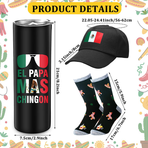 Geiserailie gorra mexicana ajustable para papá, cómodo y con estilo