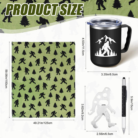 Geiserailie manta Sasquatch 50x60 para confort en casa o camping