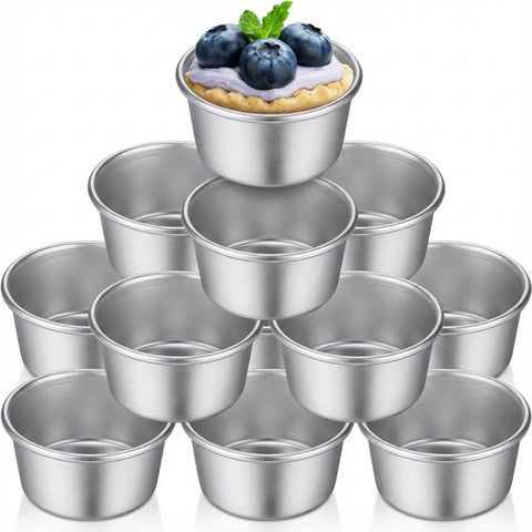 Geiserailie moldes para flan individuales: desmolde fácil para tartas caseras