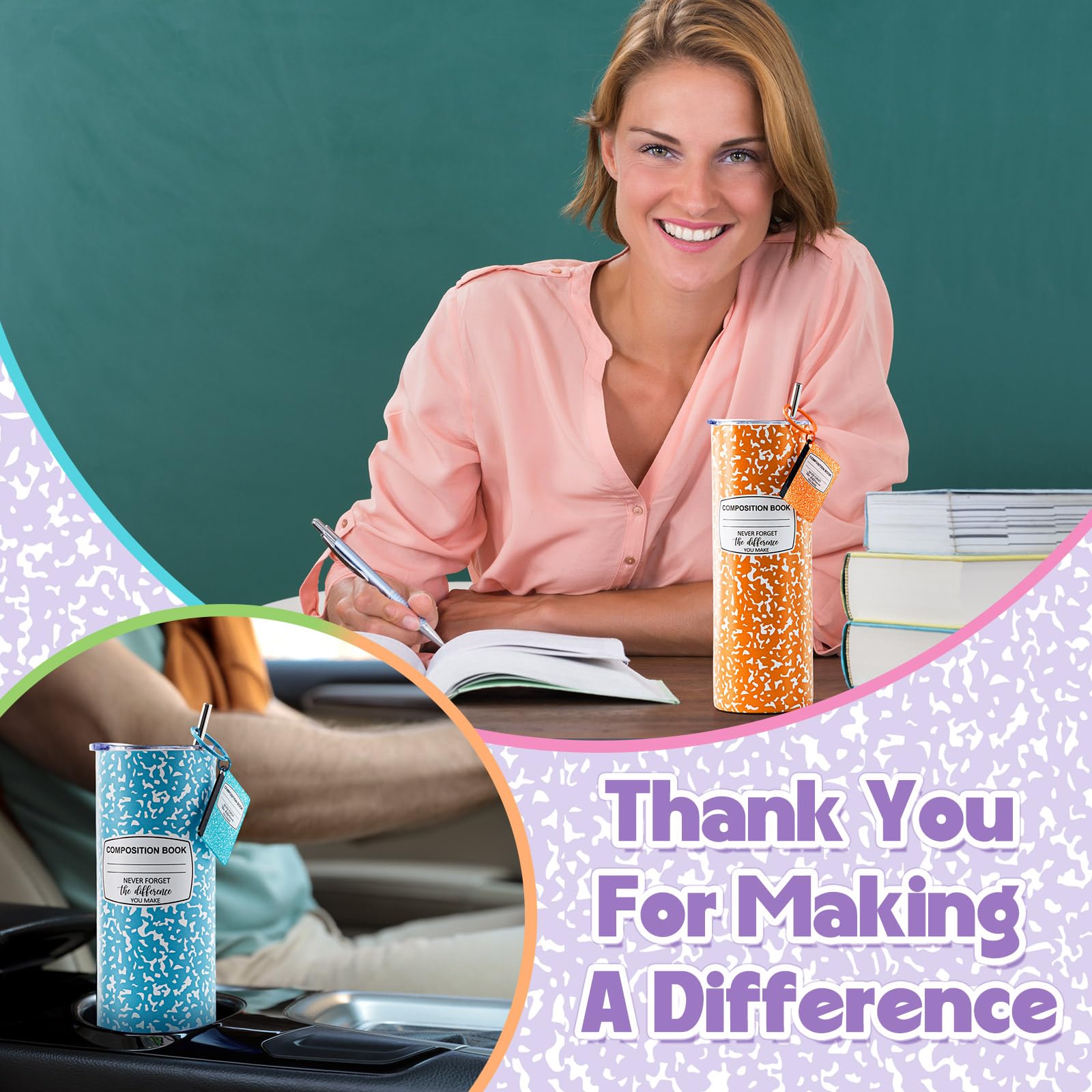 Geiserailie kit regalo para docentes, ideal para aula u oficina.