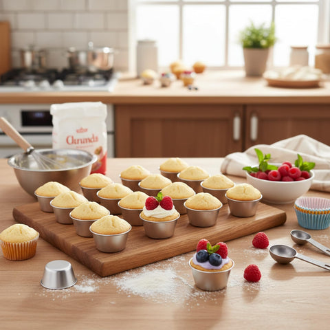 Geiserailie set de moldes para flan para hornear en casa