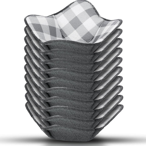Geiserailie soporte tazon caliente para microondas gris, protege manos al manipular platos