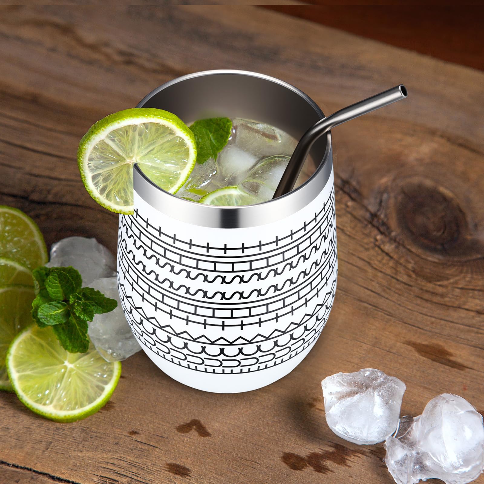 Geiserailie Taza Mensaje Oculto acero inoxidable, acabado duradero y luminoso.