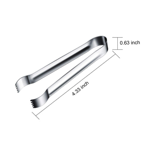 Gejoy pinzas de azúcar, diseño ergonómico para un agarre cómodo.