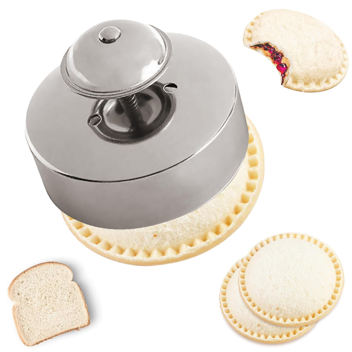 Gelbira cortador de sándwich para almuerzo, práctico y divertido